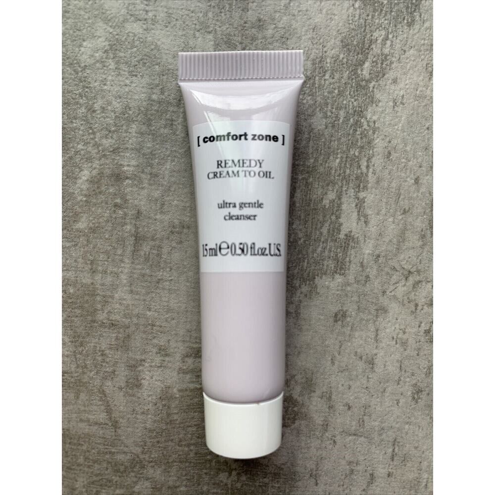 Comfort Zone Remedy Cream To Oil Ultra Gentle Cleanser 15ml / .50oz * Sealed *